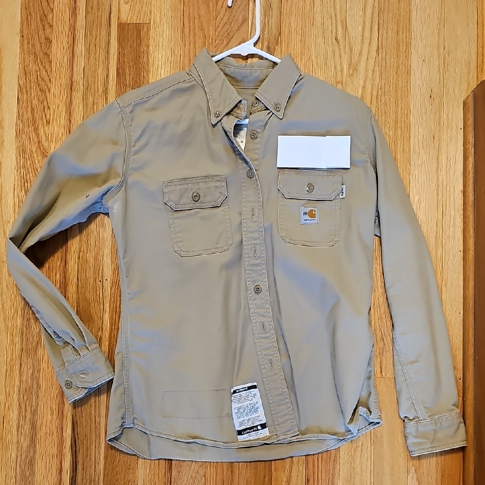 Carhartt Tan Long Sleeve Shirt
